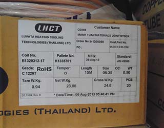 Ống đồng LHCT